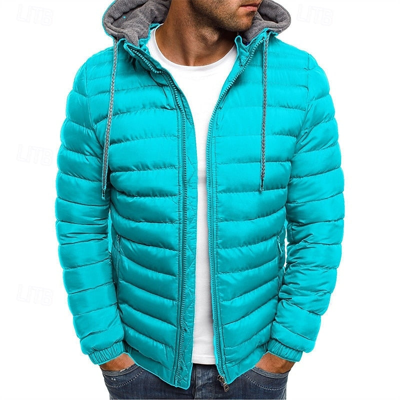 Leon | Polished Hooded Quilted Puffer Jacket