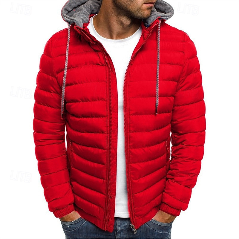 Leon | Polished Hooded Quilted Puffer Jacket