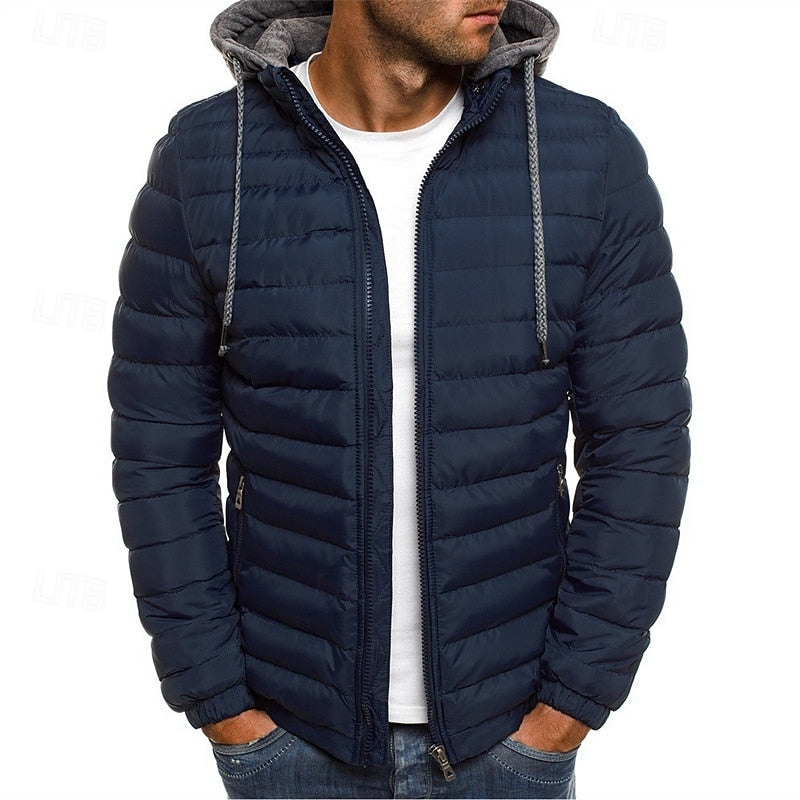 Leon | Polished Hooded Quilted Puffer Jacket