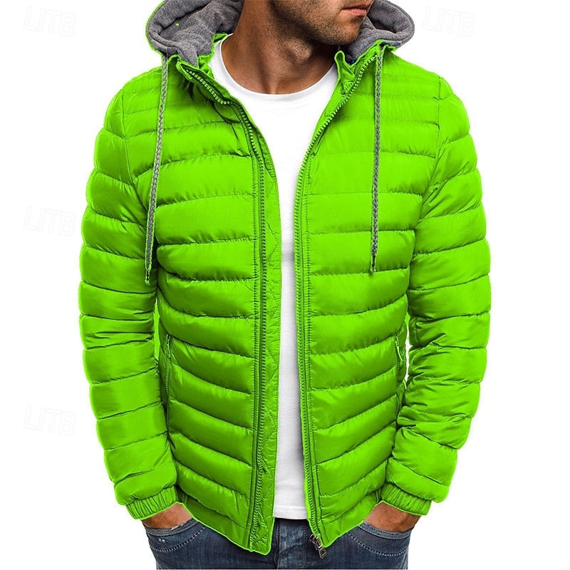 Leon | Polished Hooded Quilted Puffer Jacket