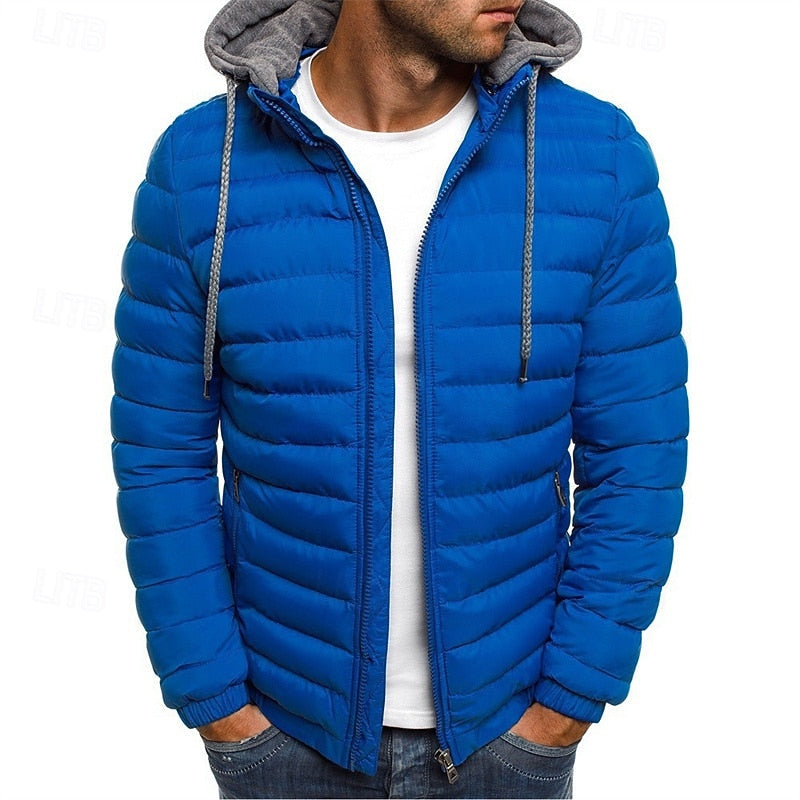 Leon | Polished Hooded Quilted Puffer Jacket