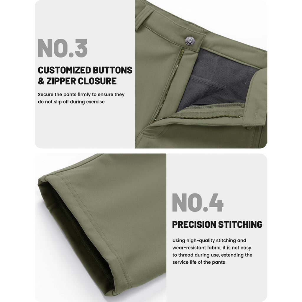 Liam | Hiking Mens Cargo Trousers with Zip Pockets