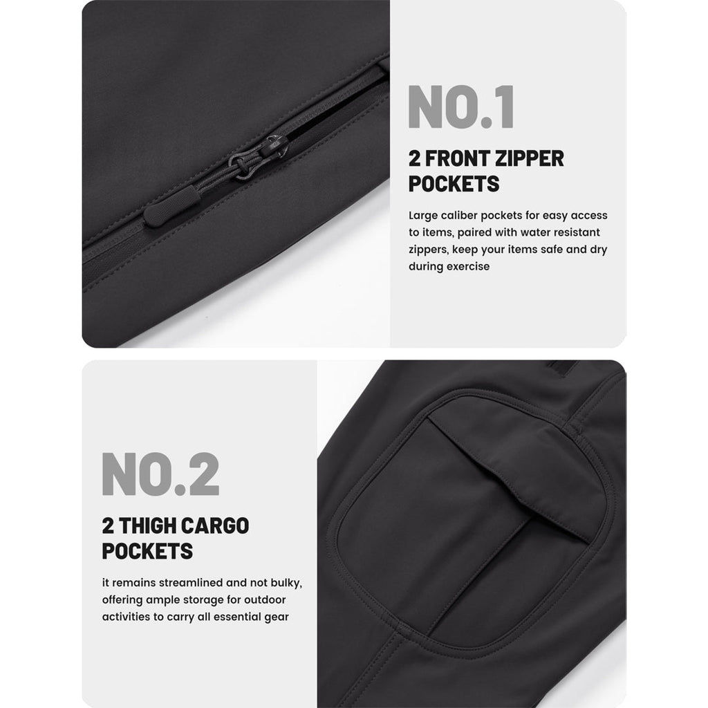 Liam | Hiking Mens Cargo Trousers with Zip Pockets