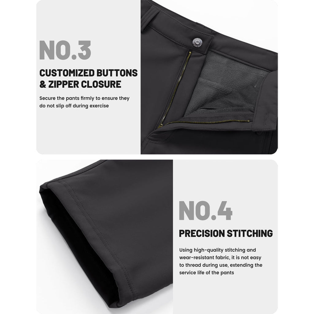 Liam | Hiking Mens Cargo Trousers with Zip Pockets