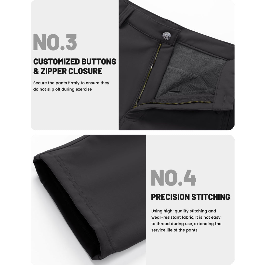 Liam | Hiking Mens Cargo Trousers with Zip Pockets