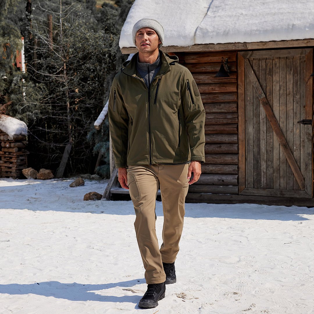 Liam | Hiking Mens Cargo Trousers with Zip Pockets