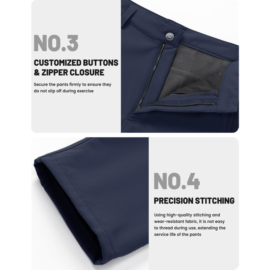 Liam | Hiking Mens Cargo Trousers with Zip Pockets