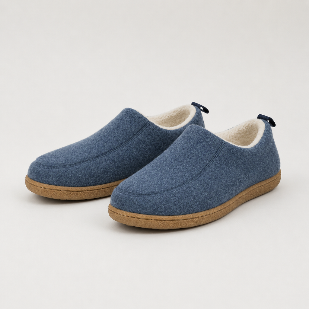 Liam | Timeless Fleece Lined Mens Slippers with Supportive Sole