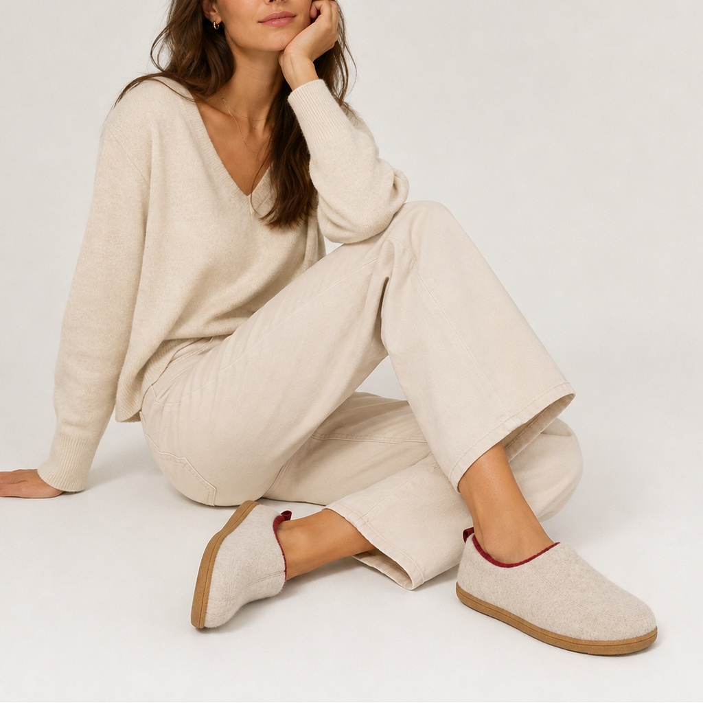 Liam | Timeless Fleece Lined Mens Slippers with Supportive Sole