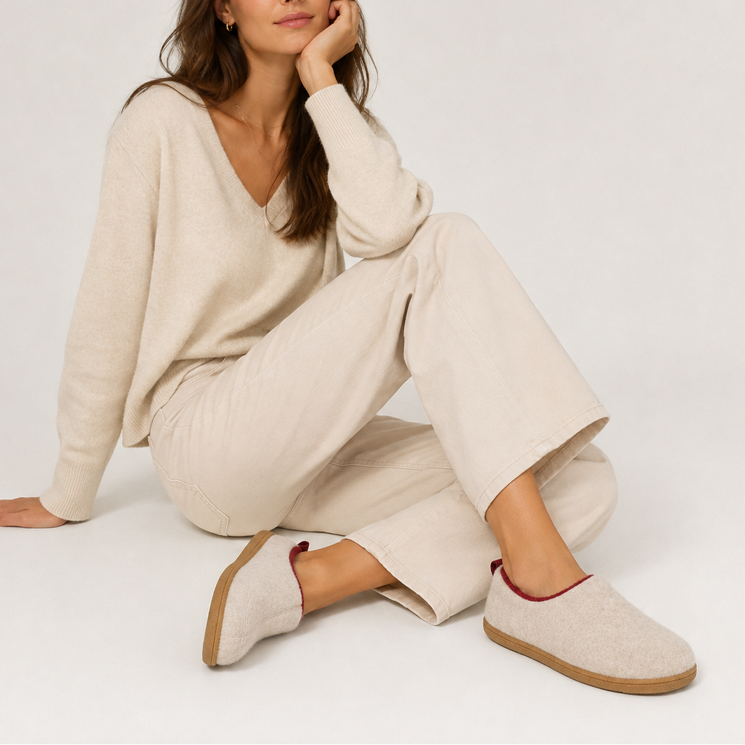Liam | Timeless Fleece Lined Mens Slippers with Supportive Sole