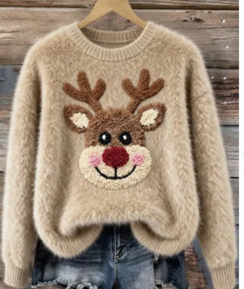 Lily | Stylish Santa Knit Ladies Xmas Jumpers