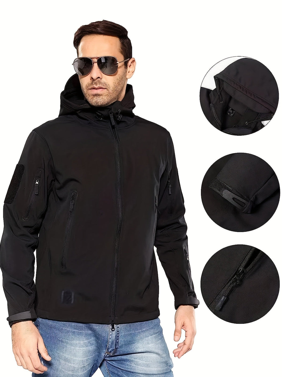 Logan | Cosy Hooded Waterproof Jacket with Multi Pocket Design