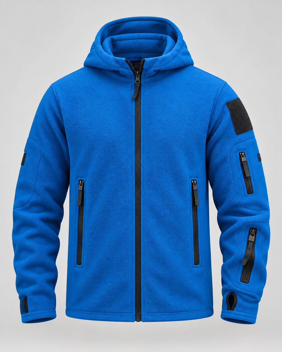 Logan | Hooded Full Zip Mens Fleece Jacket
