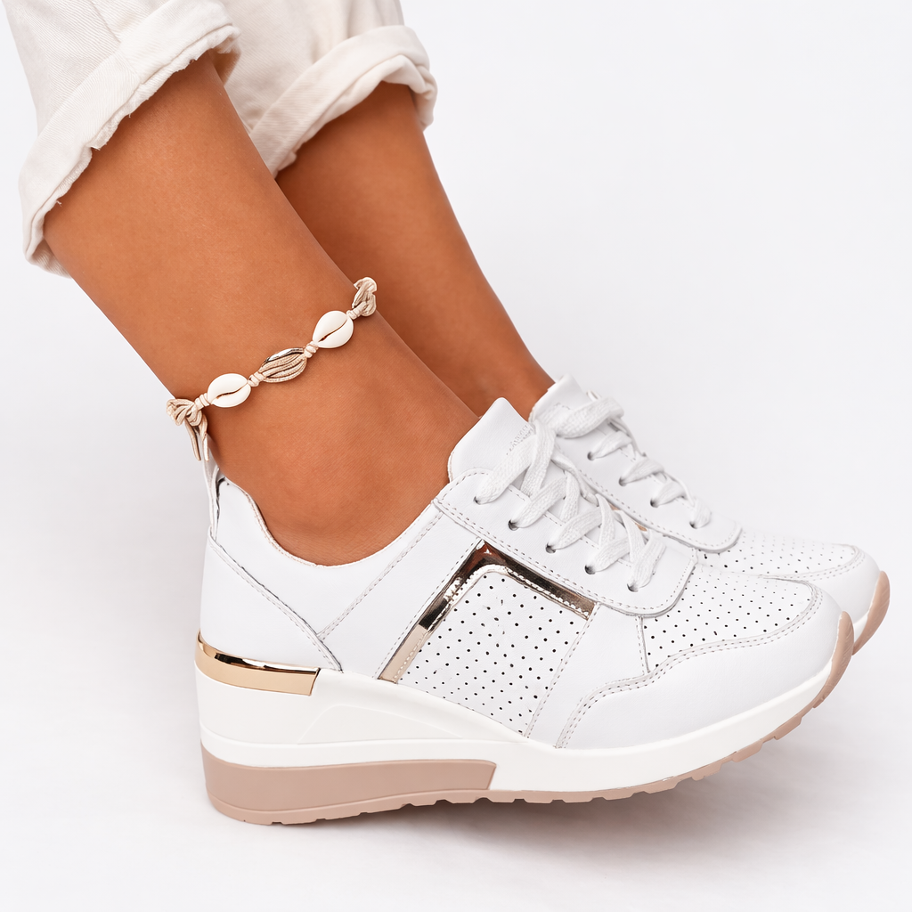 Lola | Polished Wedge Orthopedic Shoes Trainers