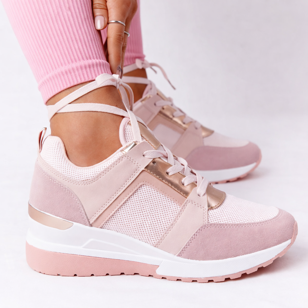 Lola | Polished Wedge Orthopedic Shoes Trainers