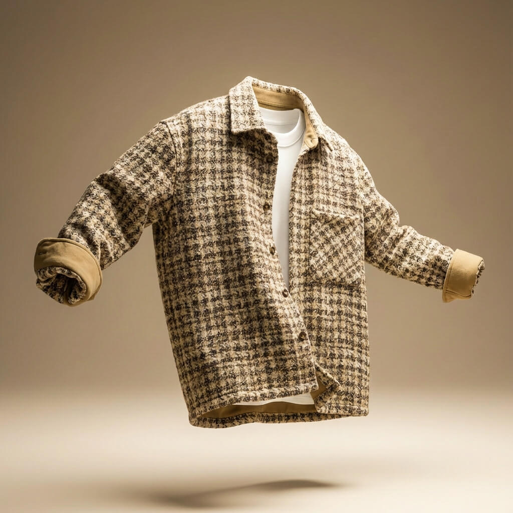 Louie | Stylish Houndstooth Button-Up Tweed Jacket