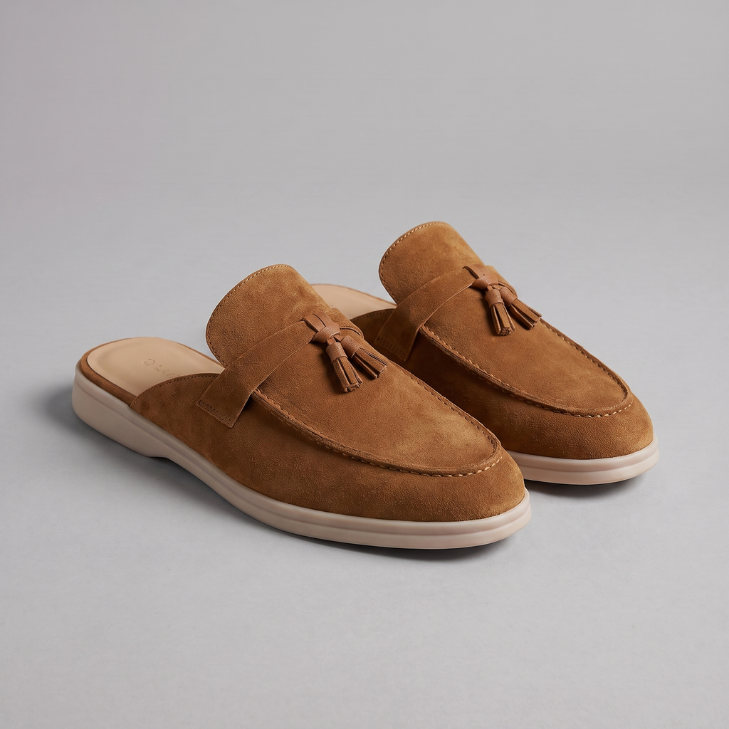 Louie | Timeless Tasselled Loafer Mens Slippers