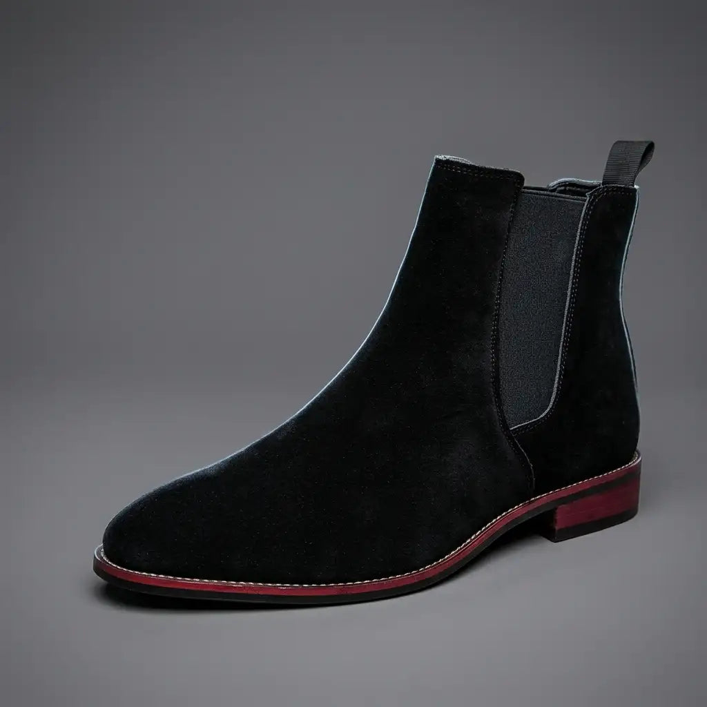 Louis | Elegant Pull-On Suede-Look Chelsea Boots