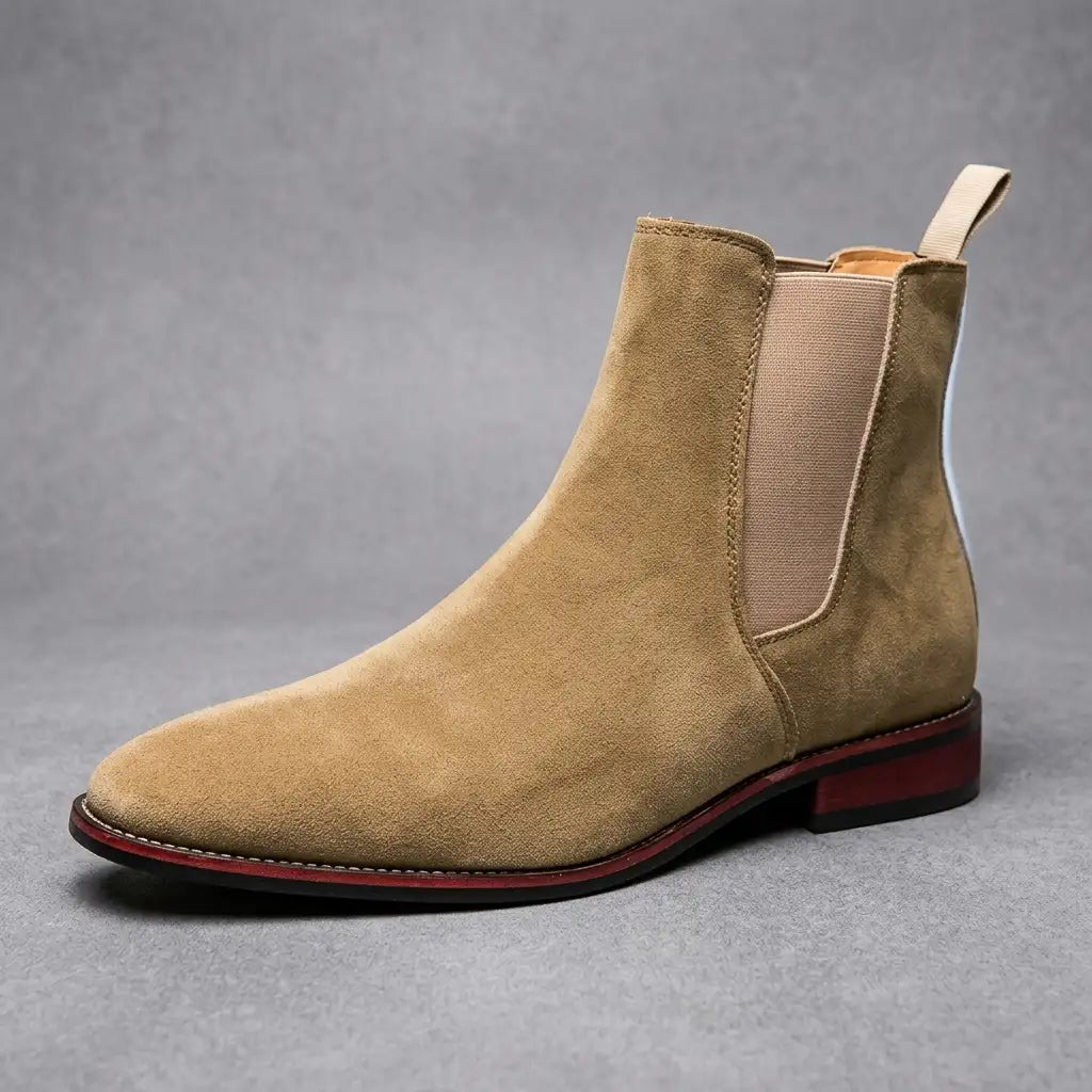 Louis | Elegant Pull-On Suede-Look Chelsea Boots