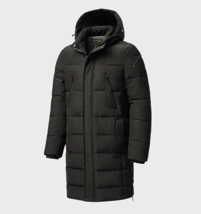 Lucas | Cosy Quilted Hooded Mens Parka Jacket