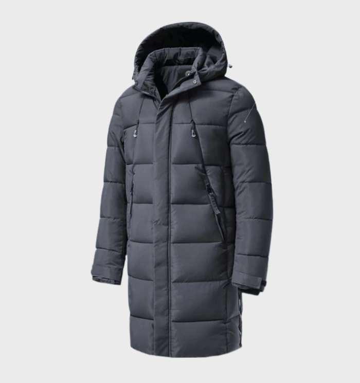 Lucas | Cosy Quilted Hooded Mens Parka Jacket