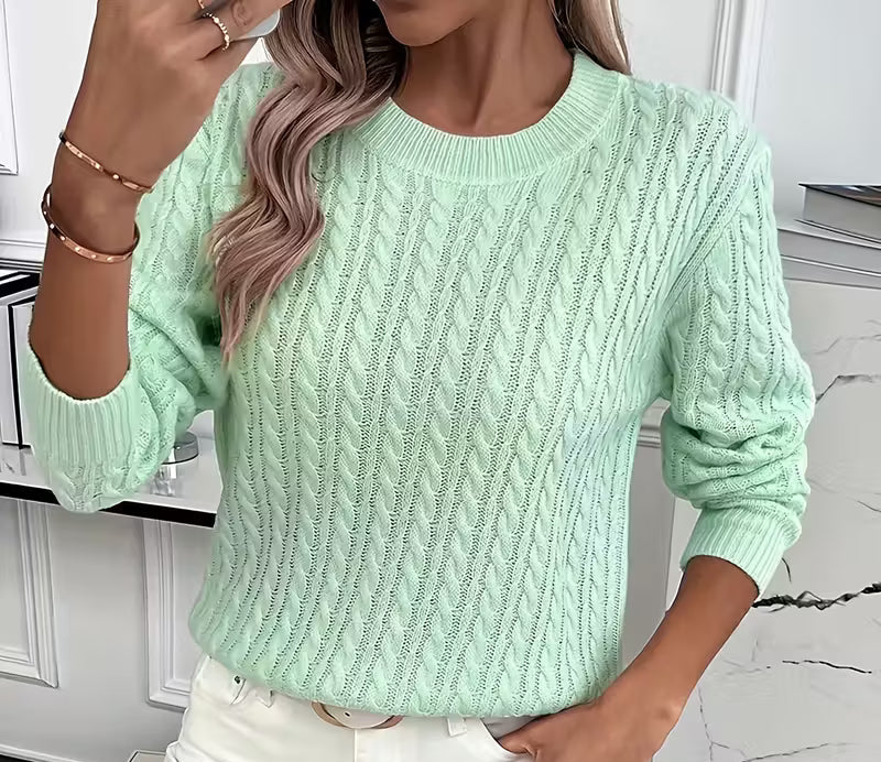 Luna | Effortless Cable Knit Womens Knit Jumper