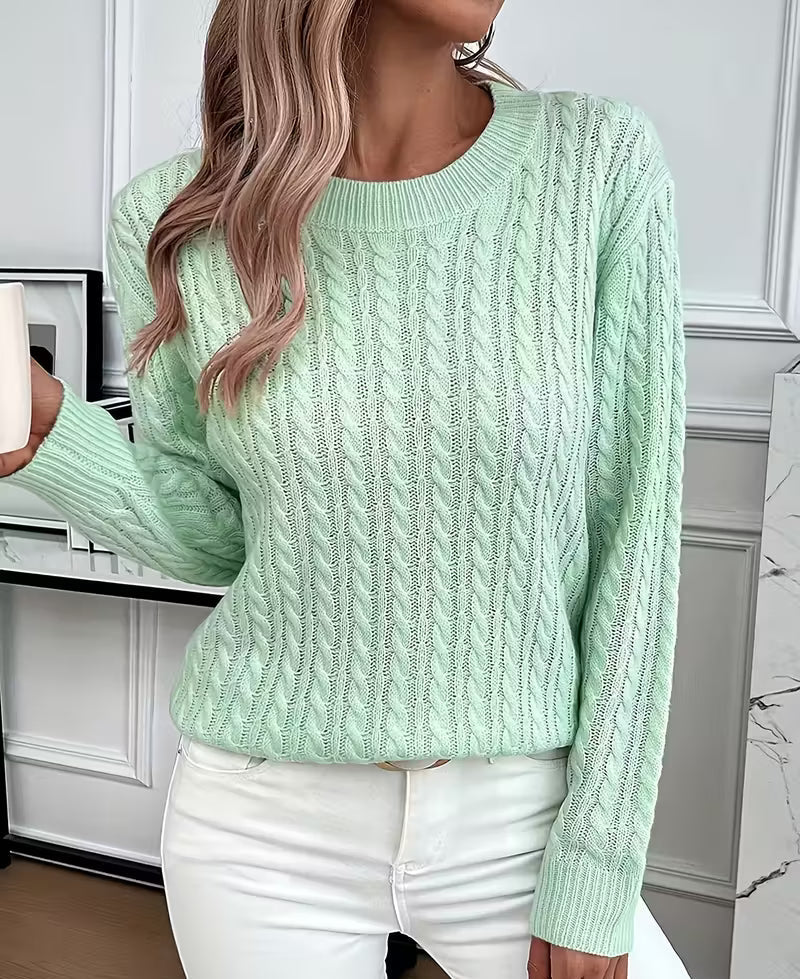 Luna | Effortless Cable Knit Womens Knit Jumper