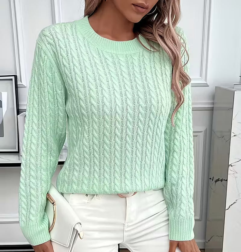 Luna | Effortless Cable Knit Womens Knit Jumper