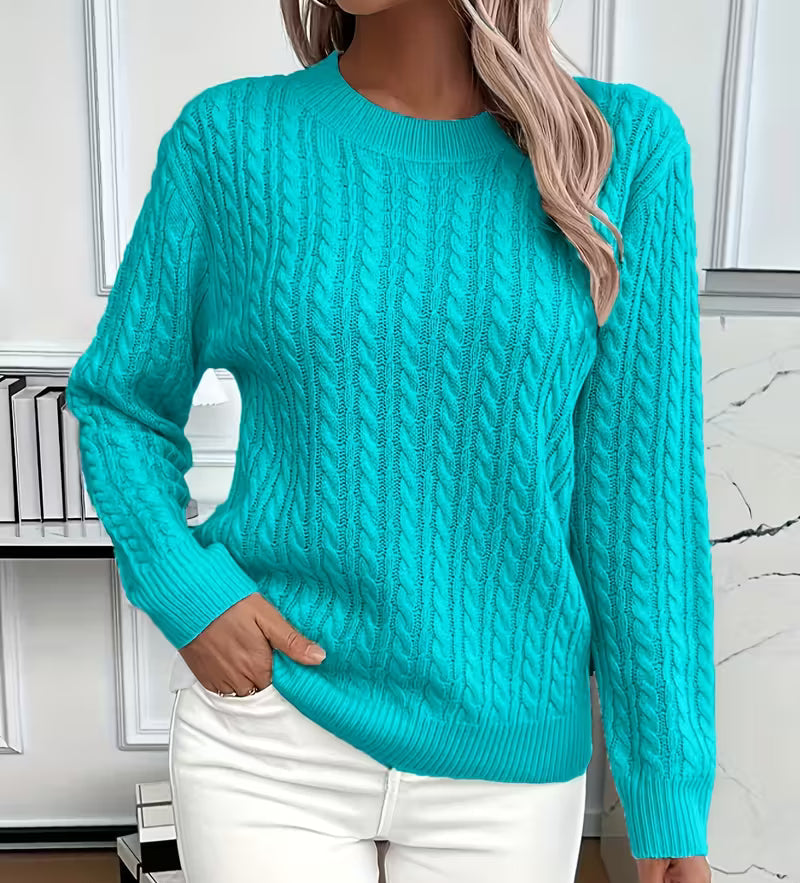 Luna | Effortless Cable Knit Womens Knit Jumper