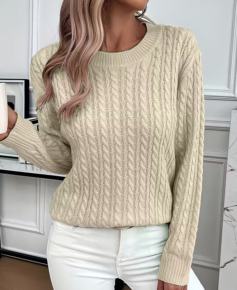 Luna | Effortless Cable Knit Womens Knit Jumper