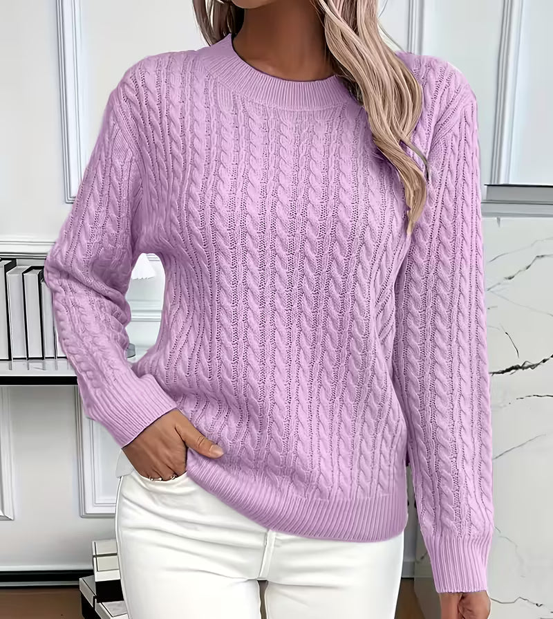 Luna | Effortless Cable Knit Womens Knit Jumper