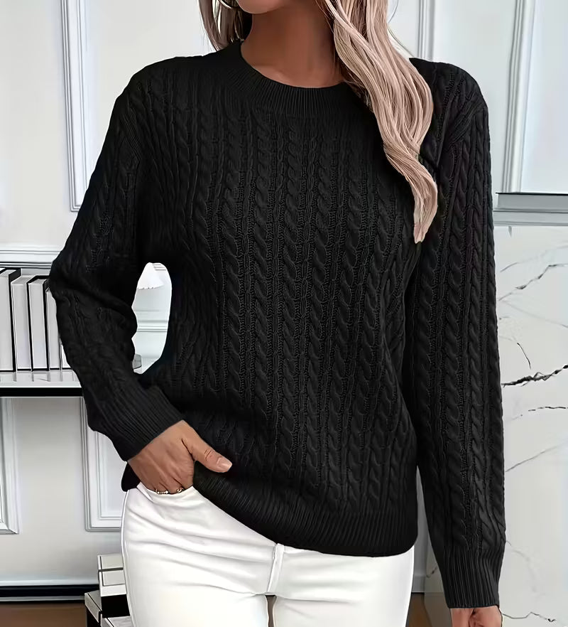 Luna | Effortless Cable Knit Womens Knit Jumper