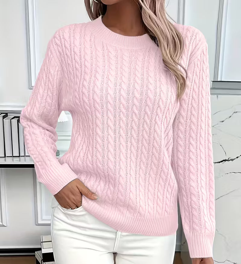 Luna | Effortless Cable Knit Womens Knit Jumper