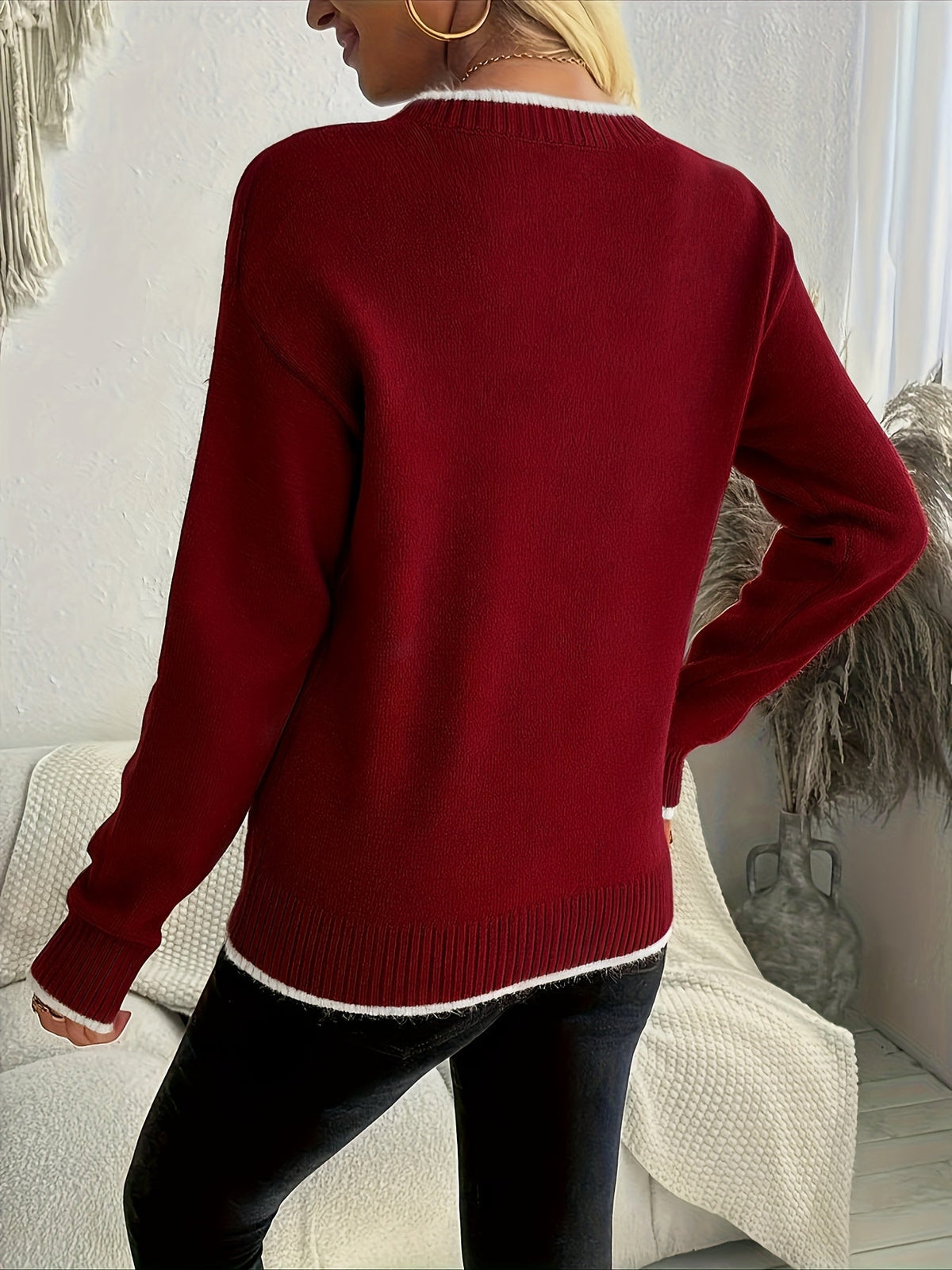 Lyla | Stylish Snowflake Christmas Jumper for Women