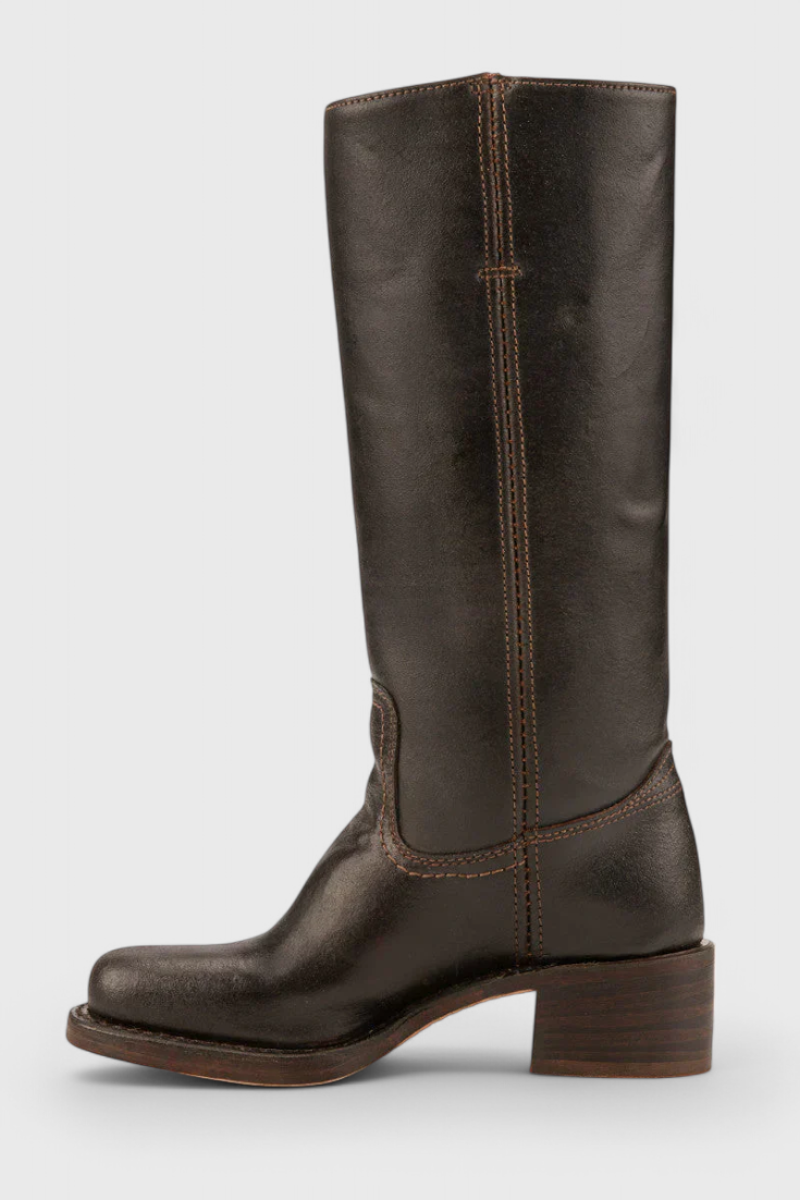 Lyra | Cosy Knee High Heeled Boots for Women