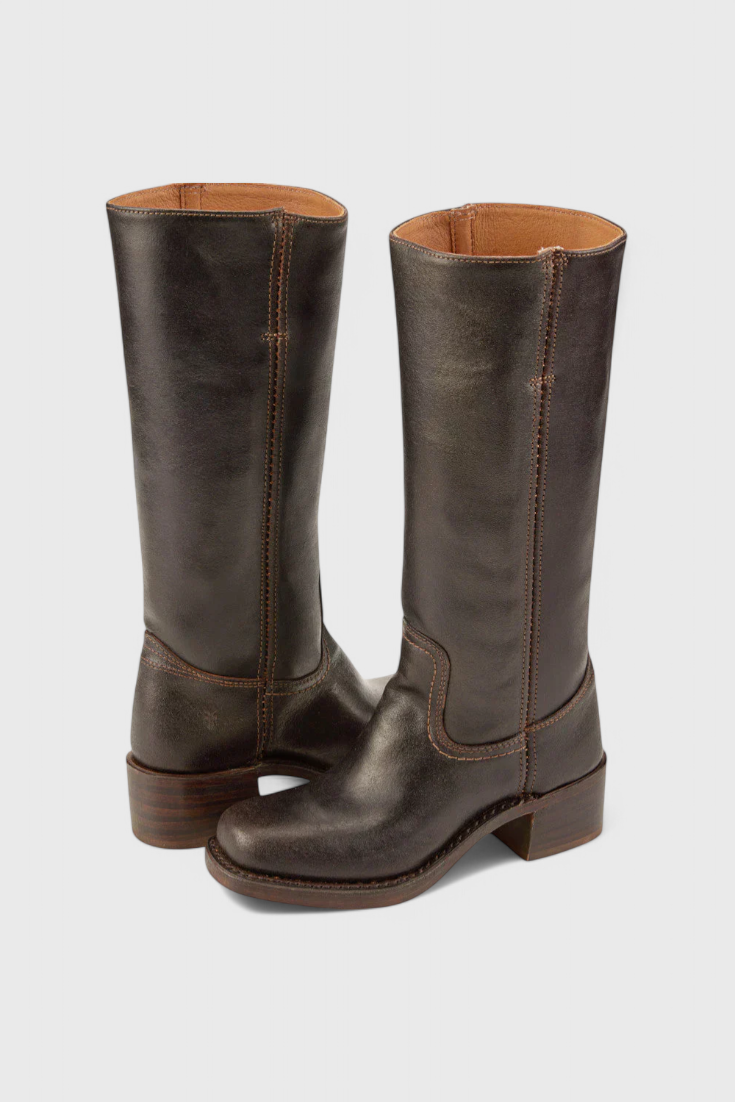 Lyra | Cosy Knee High Heeled Boots for Women