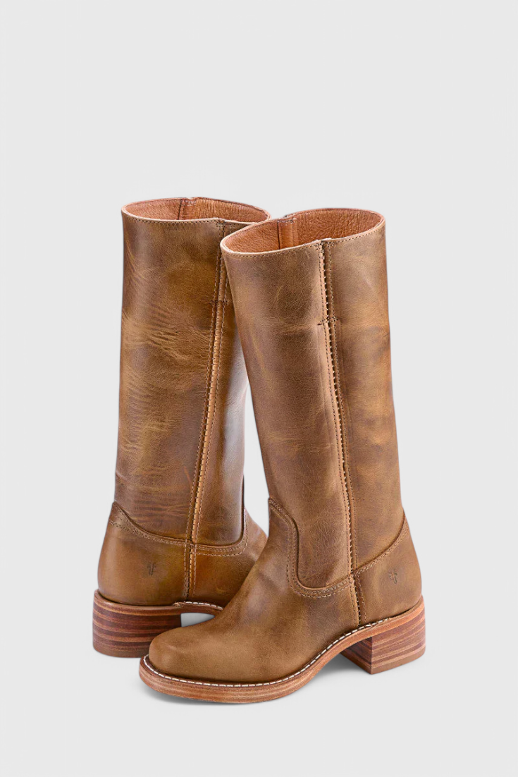 Lyra | Cosy Knee High Heeled Boots for Women