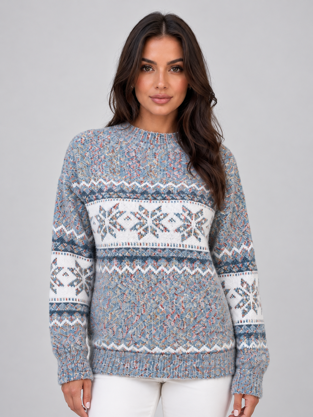 Maeve | Cosy Fair Isle Christmas Jumper for Women