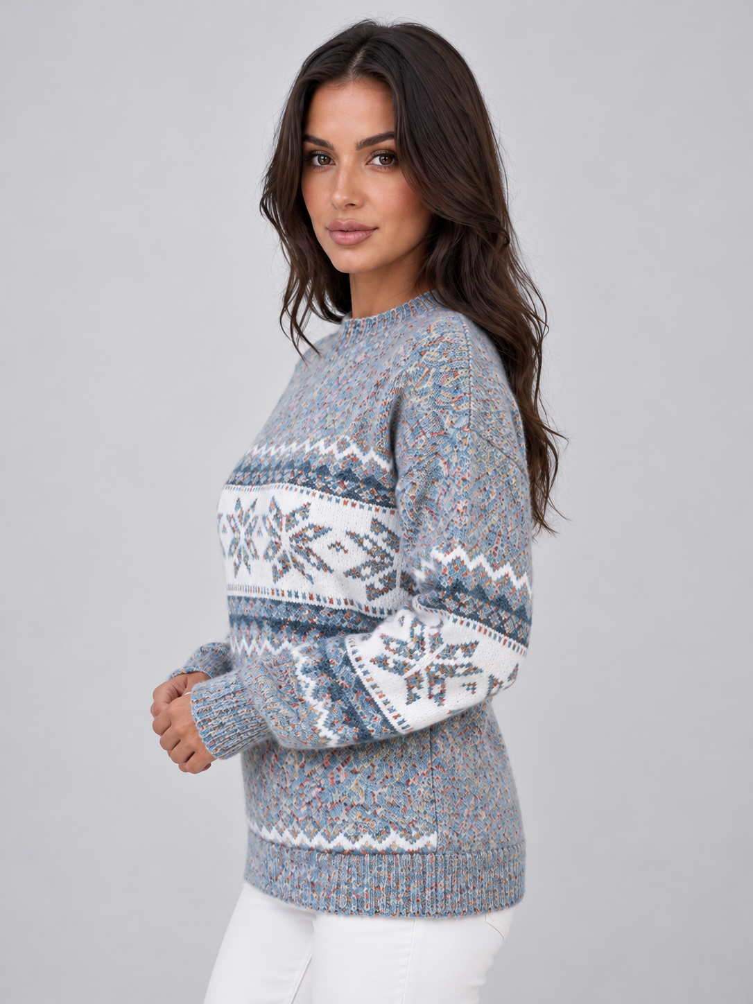 Maeve | Cosy Fair Isle Christmas Jumper for Women