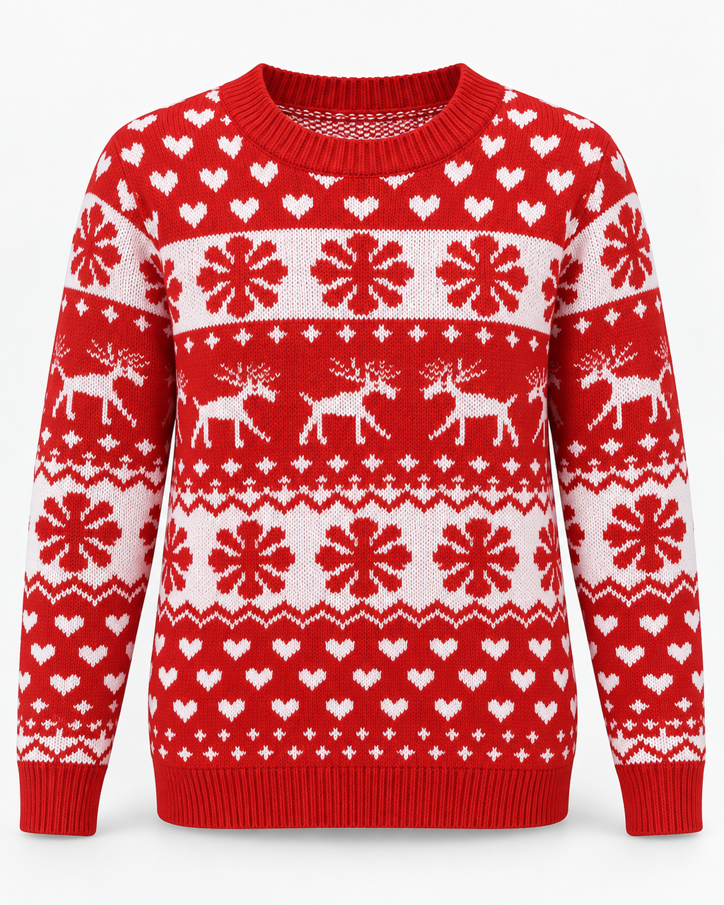 Maeve | Cosy Fair Isle Reindeer Ladies Xmas Jumpers