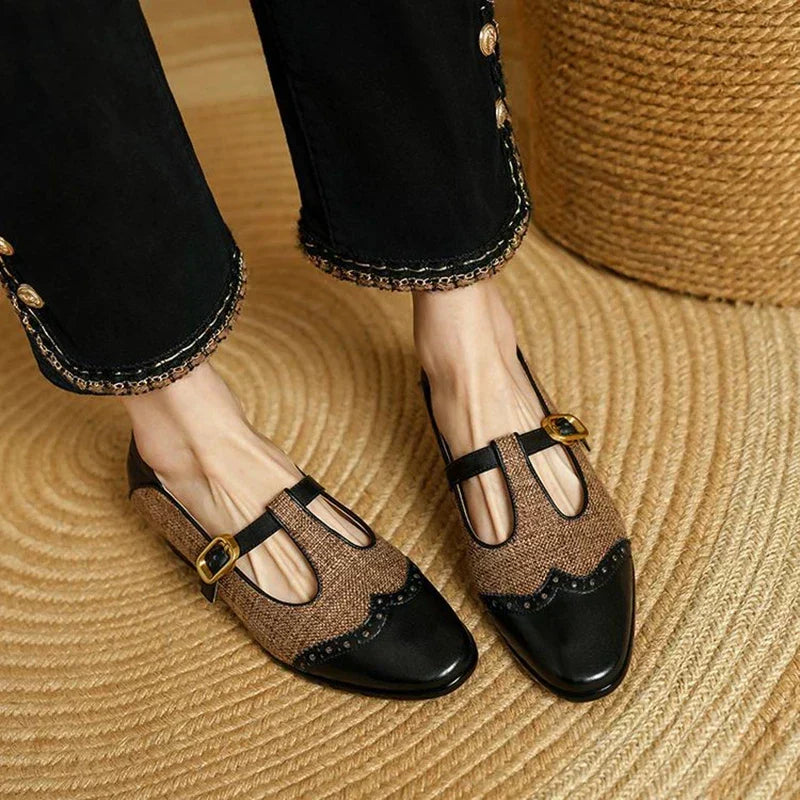 Maeve | Elegant Vintage T-Strap Mary Jane Shoes