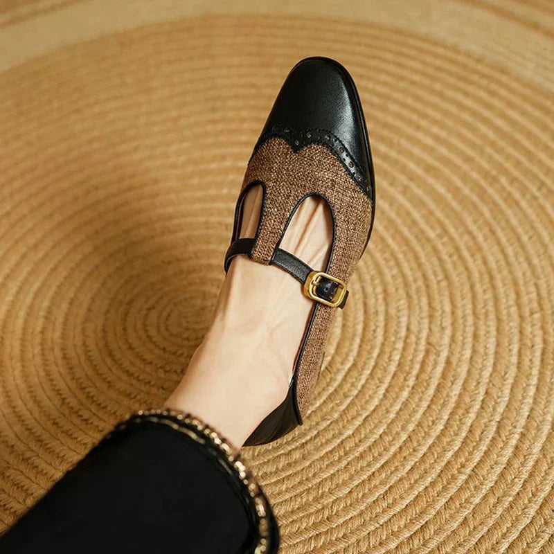 Maeve | Elegant Vintage T-Strap Mary Jane Shoes