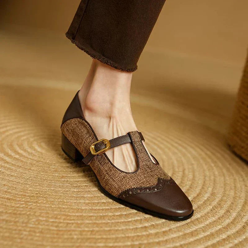 Maeve | Elegant Vintage T-Strap Mary Jane Shoes