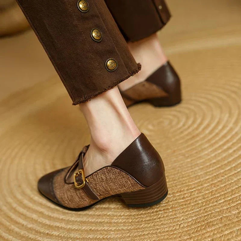 Maeve | Elegant Vintage T-Strap Mary Jane Shoes