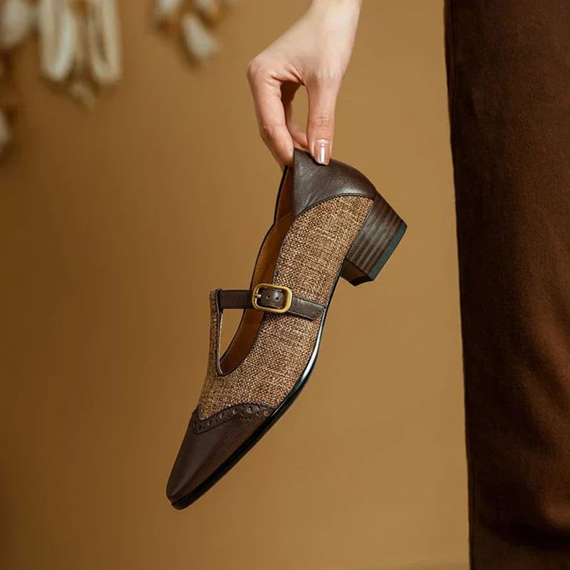 Maeve | Elegant Vintage T-Strap Mary Jane Shoes