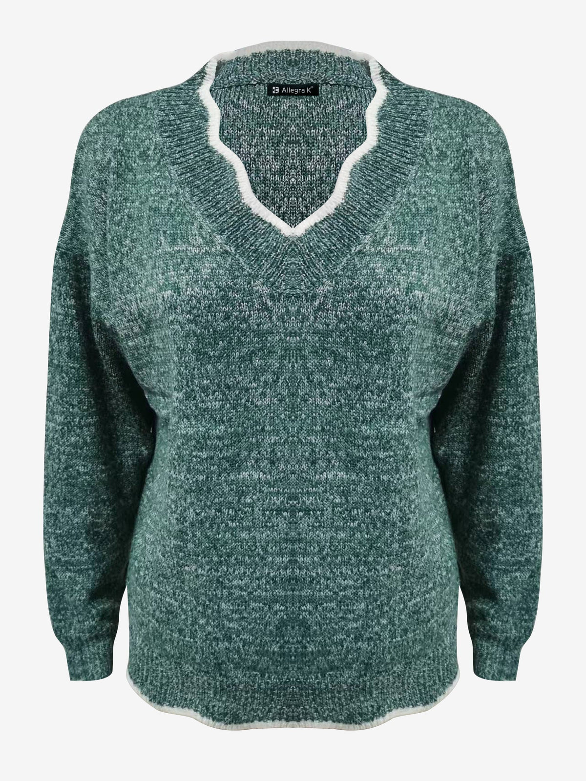 Maeve | Long Sleeve V Neck Womens Knit Jumper