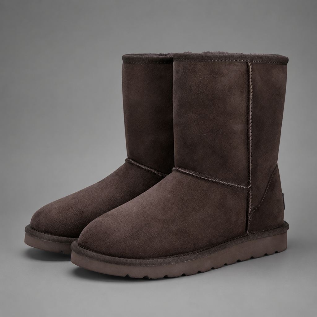 Maisie | Chic Wide Fit Boots Sheepskin-Style Mid-Calf Winter Boots