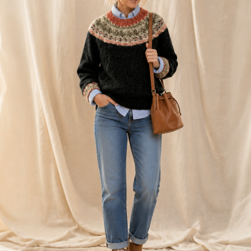 Maisie | Elegant Fair Isle Ladies Xmas Jumpers