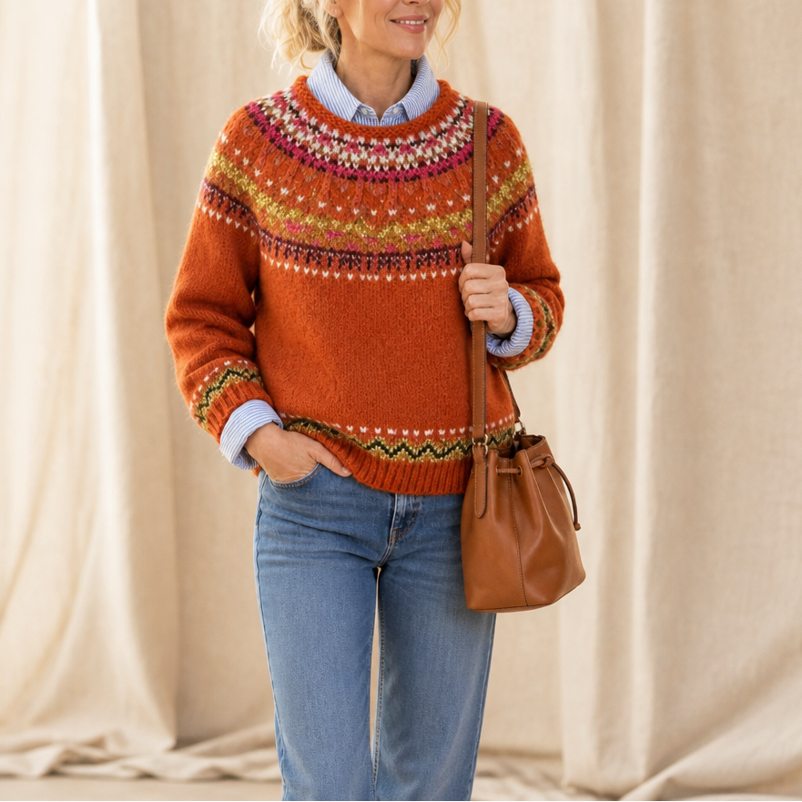 Maisie | Elegant Fair Isle Ladies Xmas Jumpers