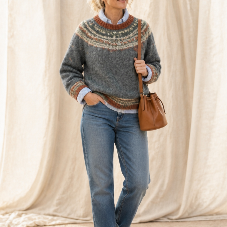 Maisie | Elegant Fair Isle Ladies Xmas Jumpers